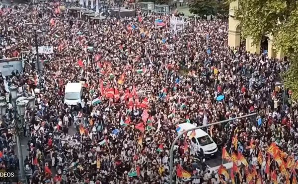 Greve em Itália por Gaza