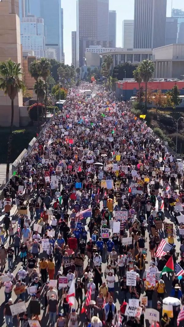 Protesto NO KINGS, Los Angeles​