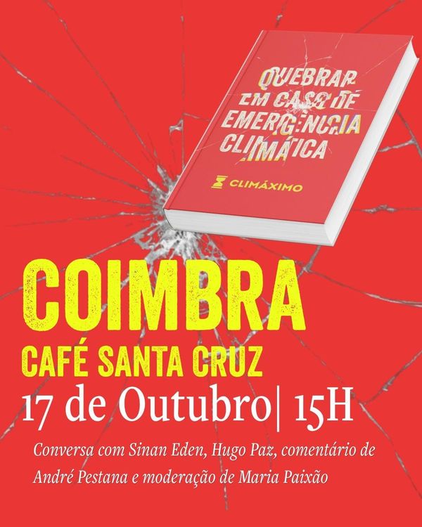 Apresentação e discussão do livro Quebrar em Caso de Emergência Climática