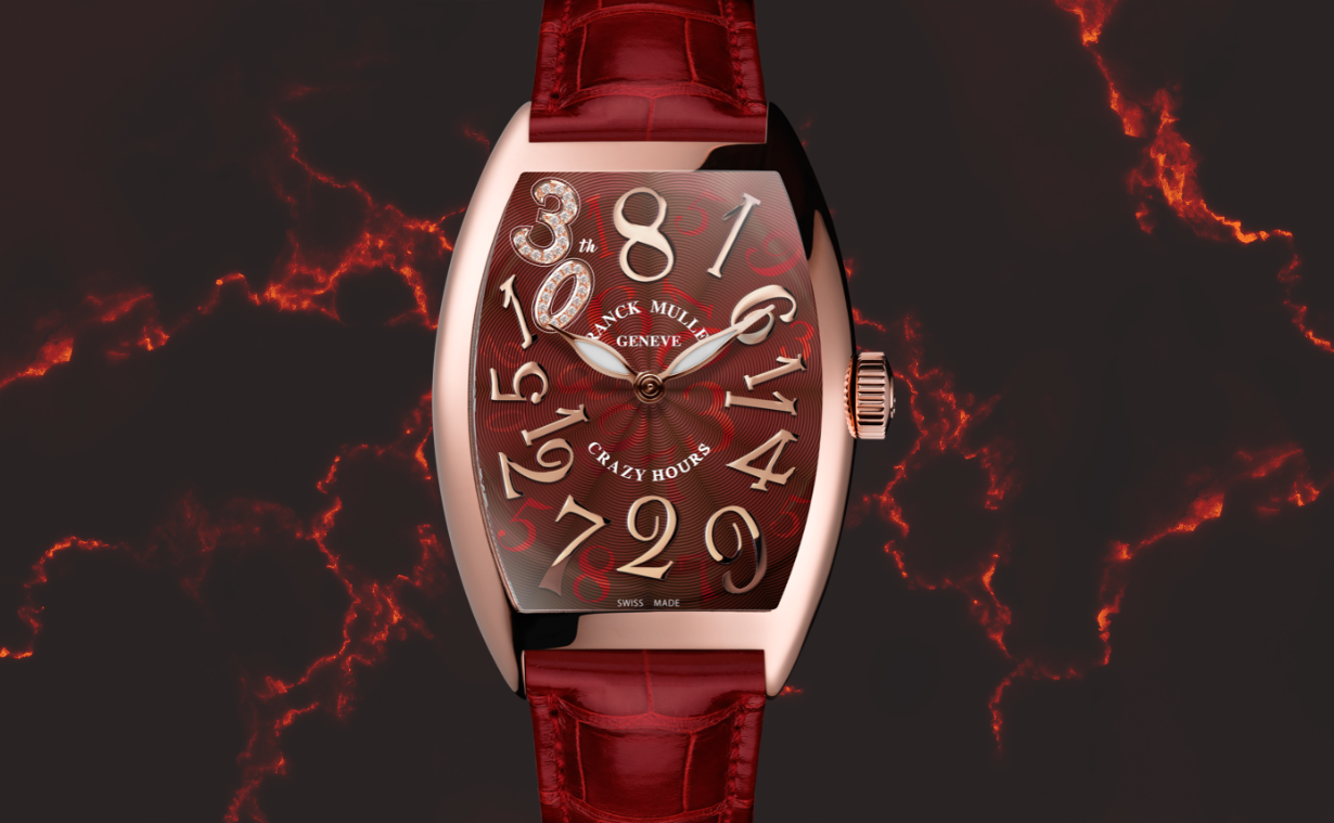 red dial dress watch Relio Solstice Red