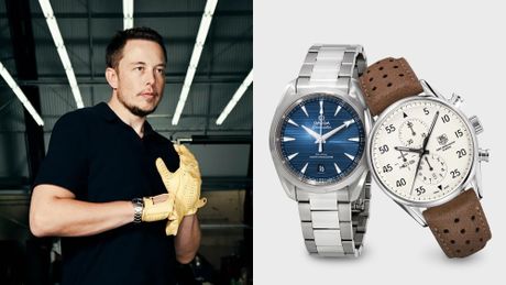 Tech Billionaire Elon Musk's Watch collects 
ion