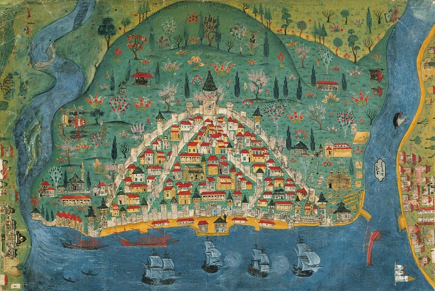 The Origins of Galata Tower: Genoese Constantinople (1348)