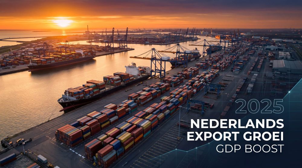 Export trok de kar: meer dan de helft van de Nederlandse groei in 2025 kwam uit uitvoer Afbeelding bij bericht