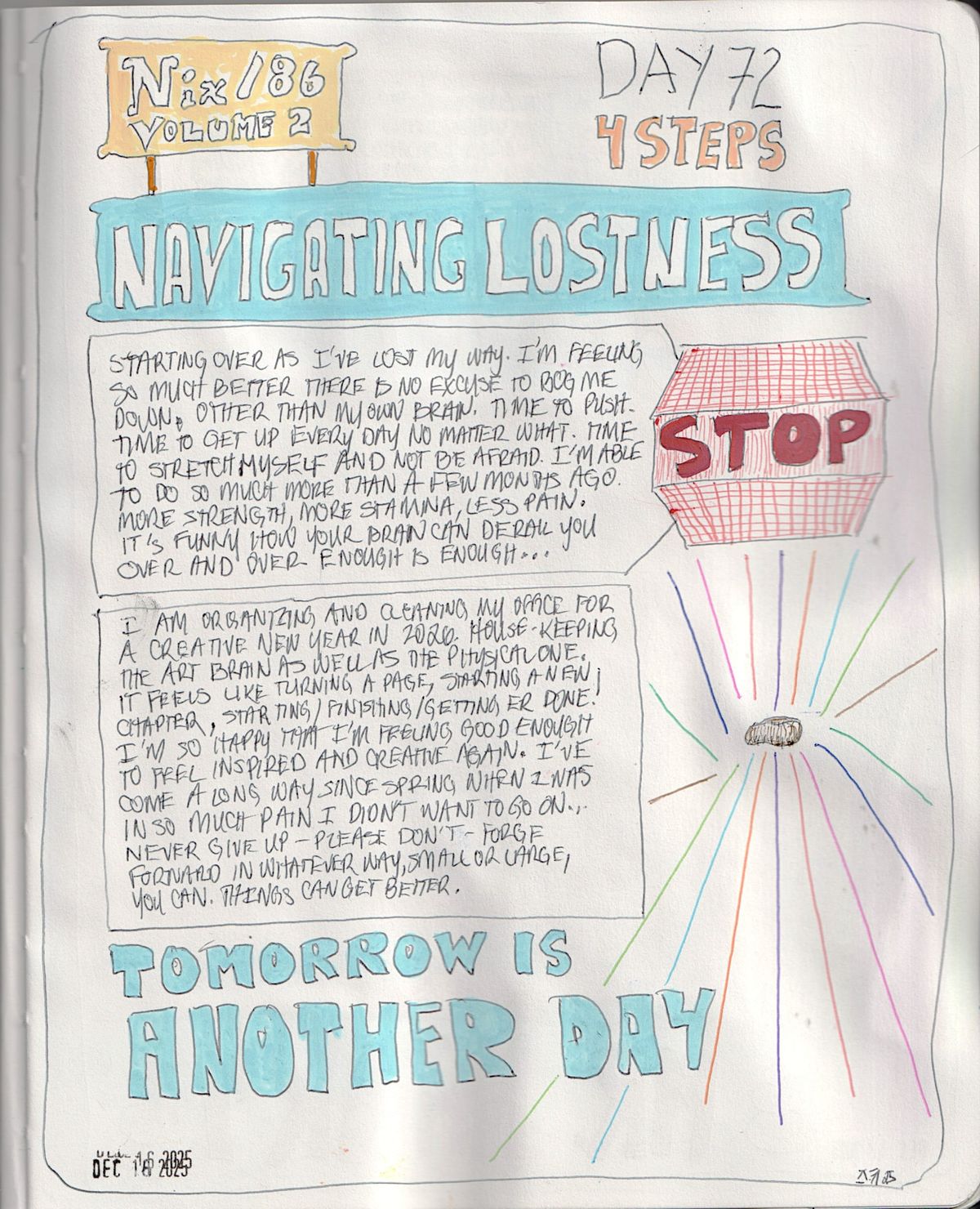 Nix/86 - Diary Comic - Days 72-74