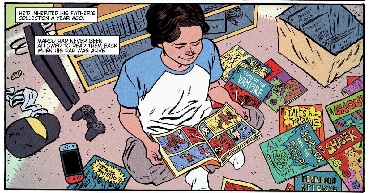 Summer Is For Reading Scary Comics