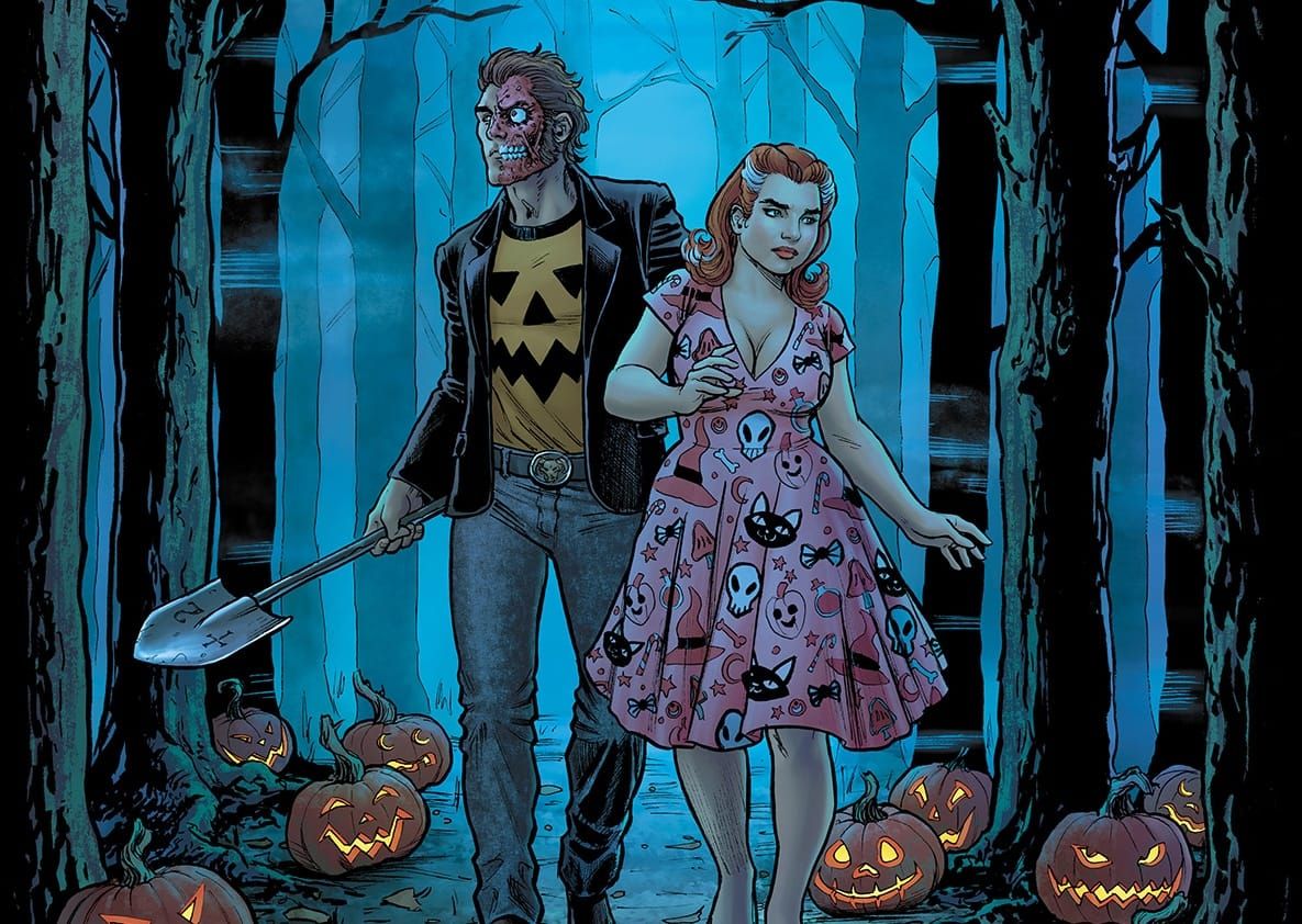 Halloween Man Kicks Off Scary Season With a Midnight Treat