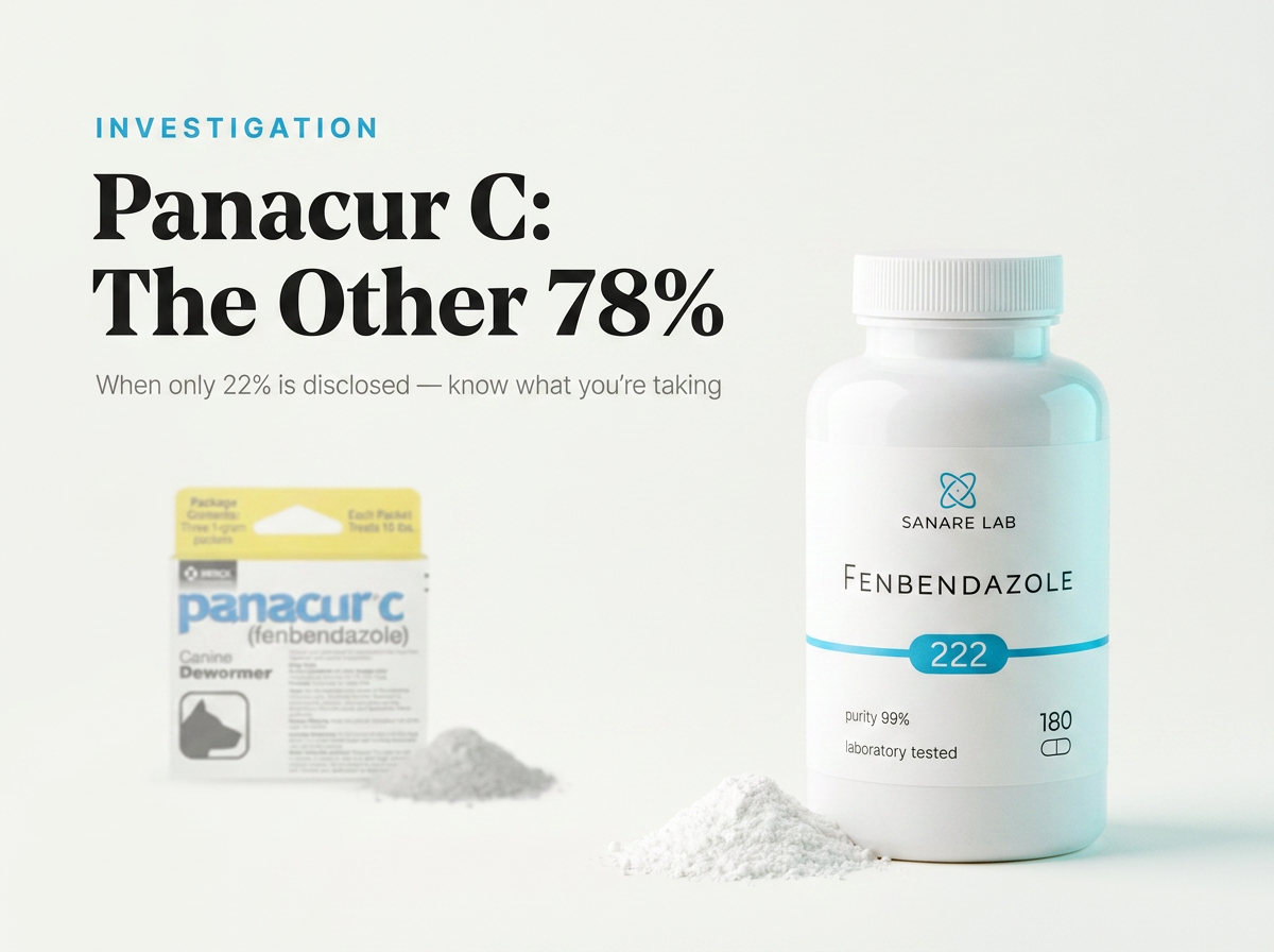 Panacur C: 77% Hidden Excipients Make It Unsafe for Humans