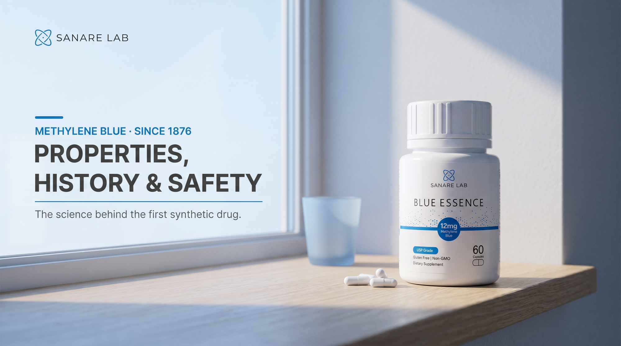 Methylene Blue: Complete Guide — Benefits, Dosage, Safety & Research [2026]