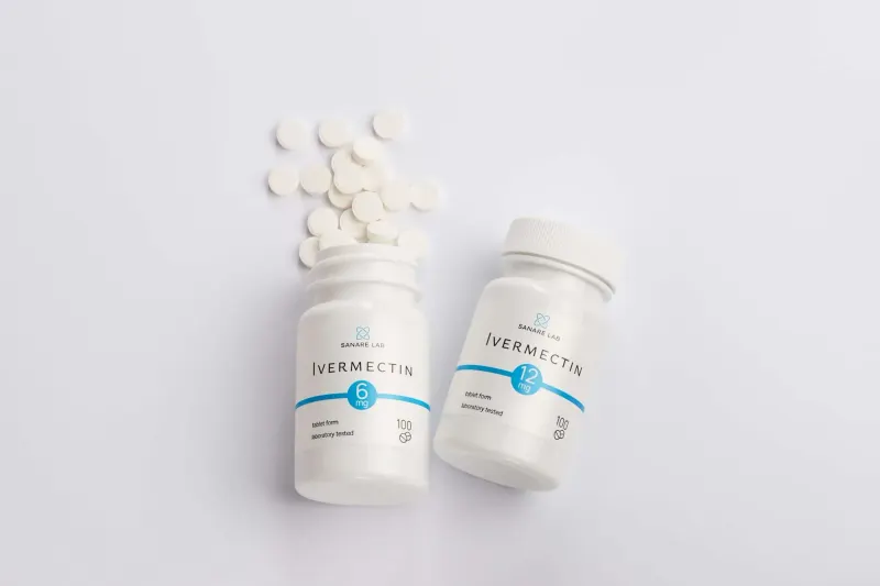 Ivermectin mechanism of action scientific illustration