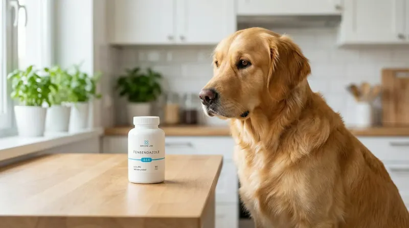 Fenbendazole dewormer for dogs veterinary medicine