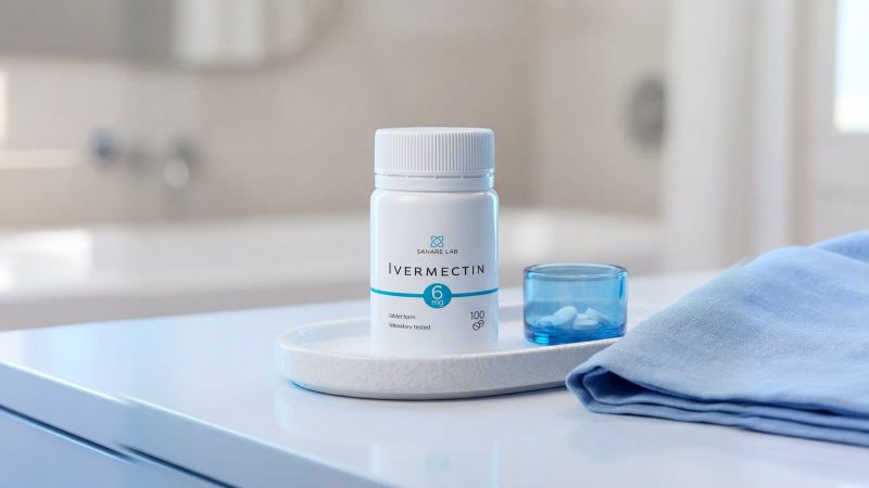 Sanare Lab Ivermectin 6 mg tablets bottle
