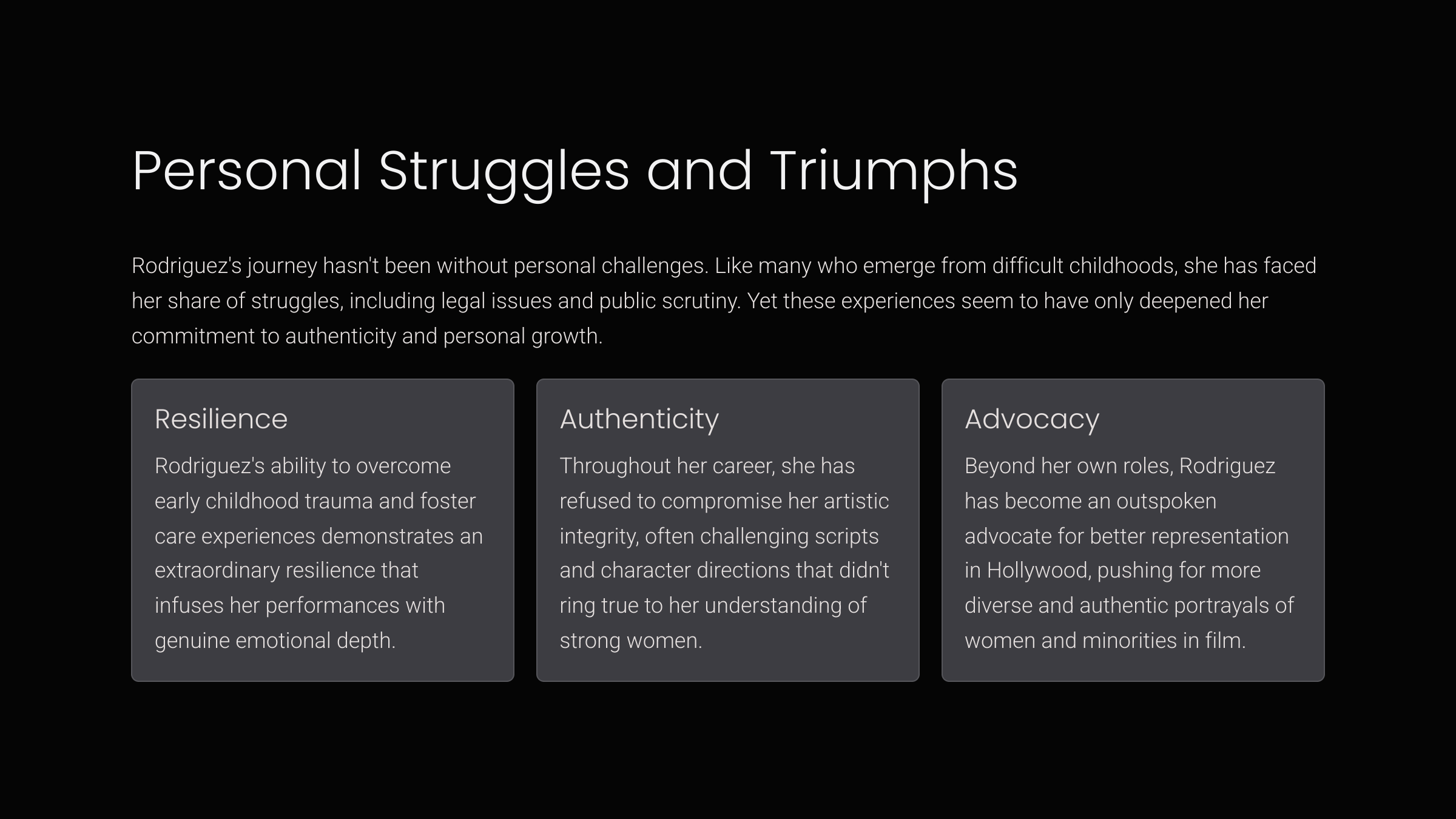 Michelle Rodriguez Struggles & Triumphs from early childhood trauma to authenticity and advocacy