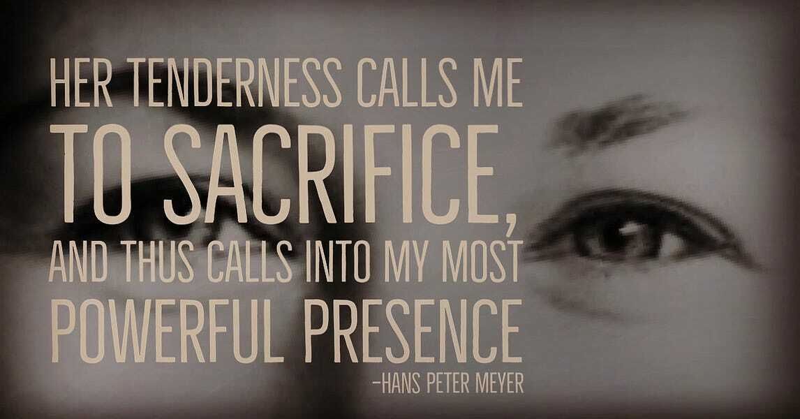 I SACRIFICE & BECOME MORE MYSELF