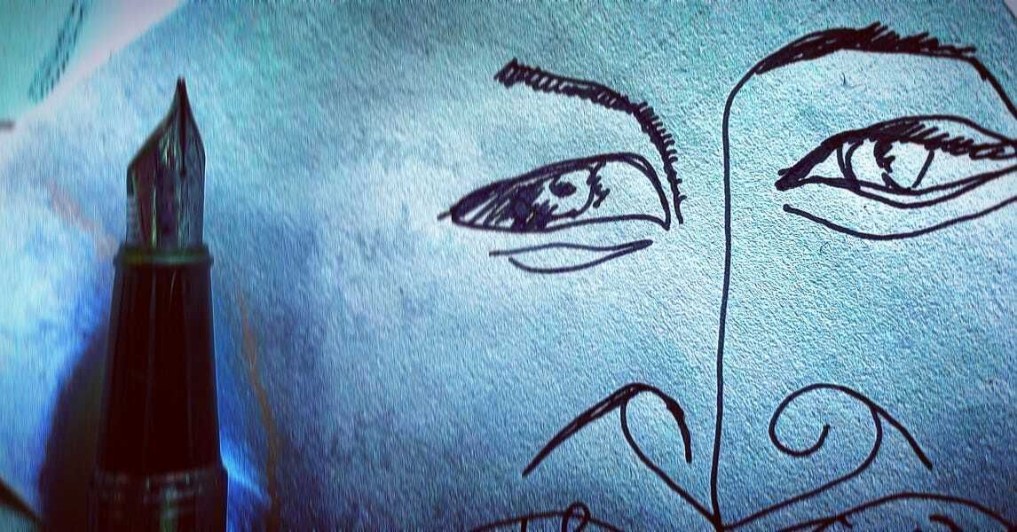 HER EYES SEE THROUGH ME, TO THE MAN I AM