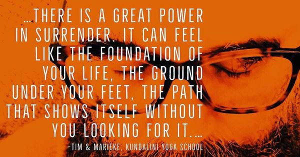 IN SURRENDER I LEAD HER TO RADIANCE