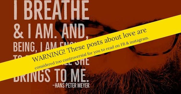 THIS FLOW OF NOURISHMENT IS HERE FOR ME, IF I ALLOW