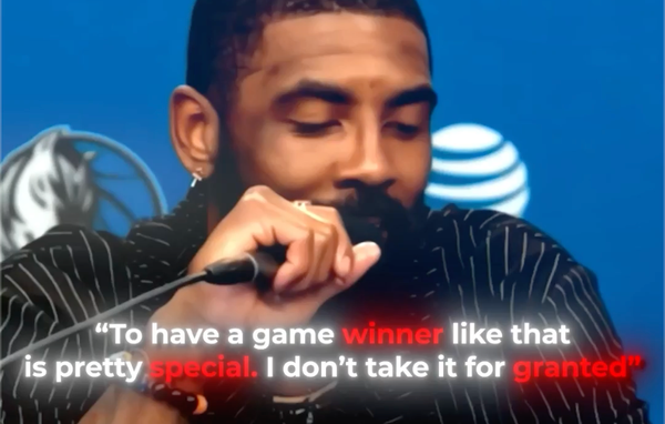 Kyrie Irving didn't take this granted!