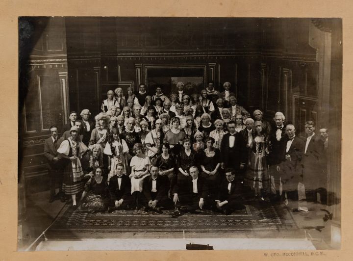 The cast of The Gondoliers, 1923