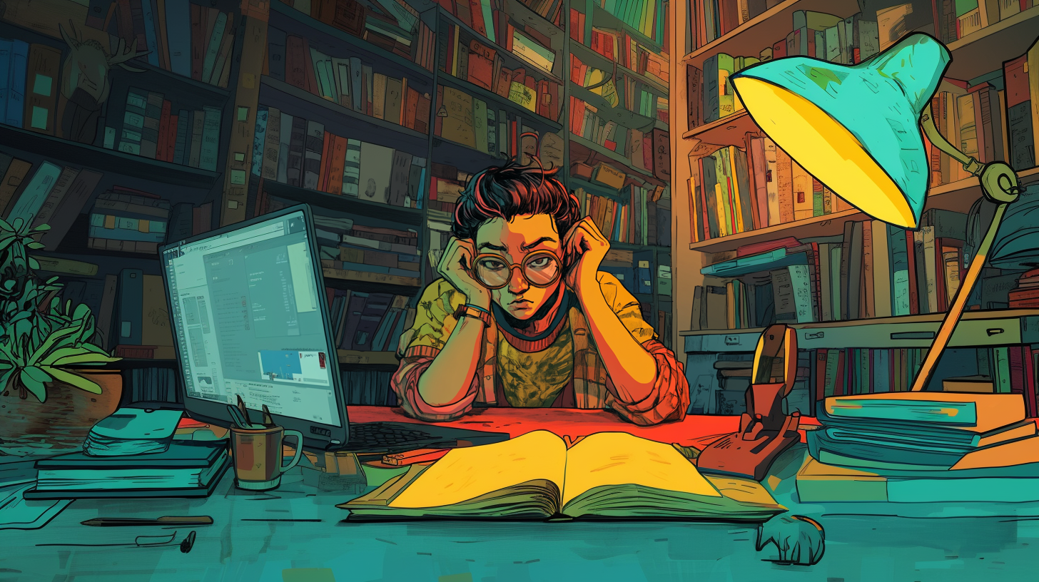 a person that is overwhelmed