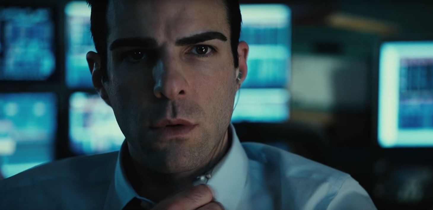 Featured post image of Zachary Quinto looking with a shocked expression at a computer from the movie Margin Call