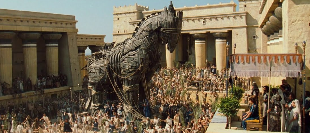 Trojan horse from the movie Troy