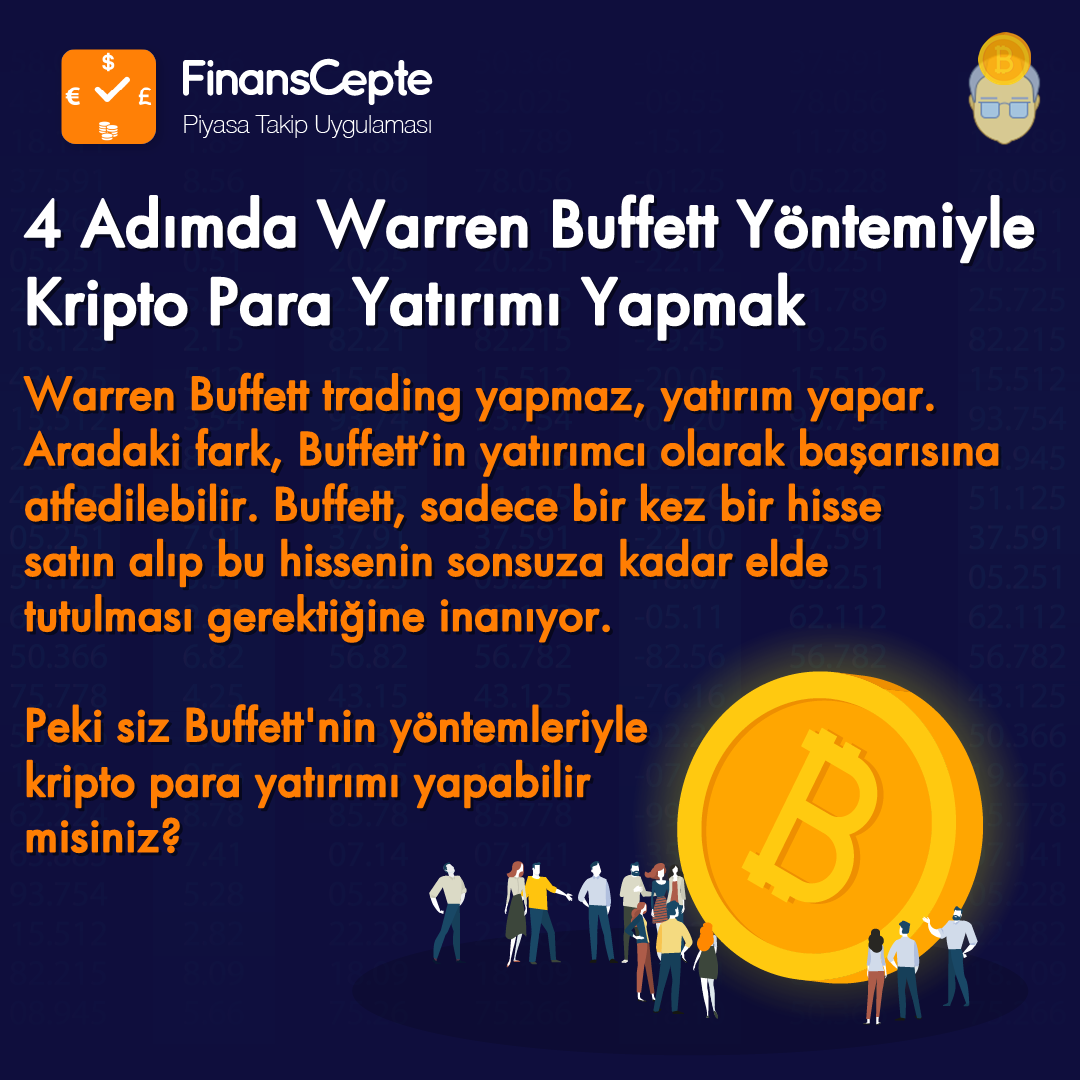 4 ADIMDA WARREN BUFFETT YÖNTEMİYLE KRİPTO PARA YATIRIMI YAPMAK