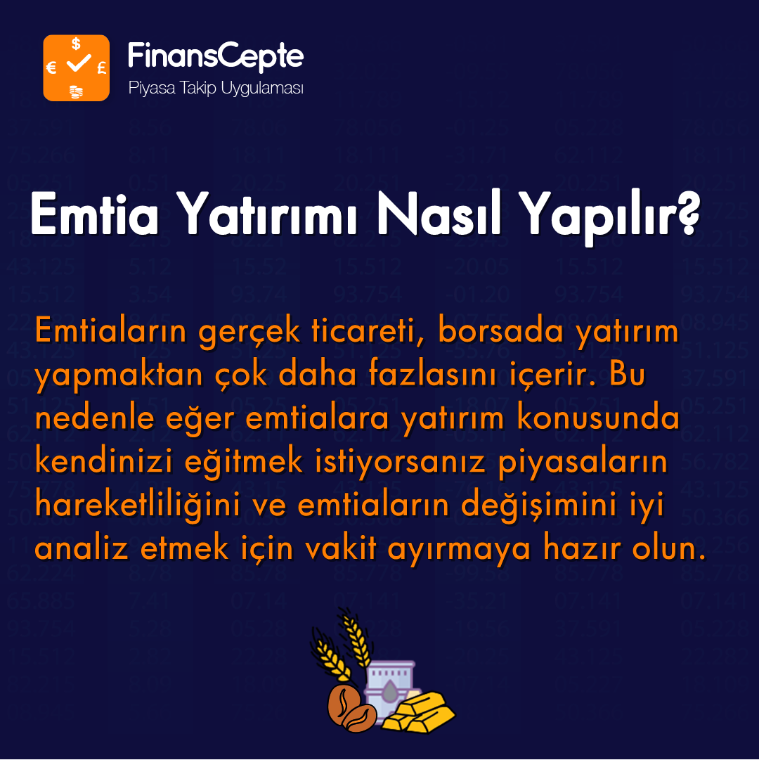 EMTİA YATIRIMI NASIL YAPILIR?