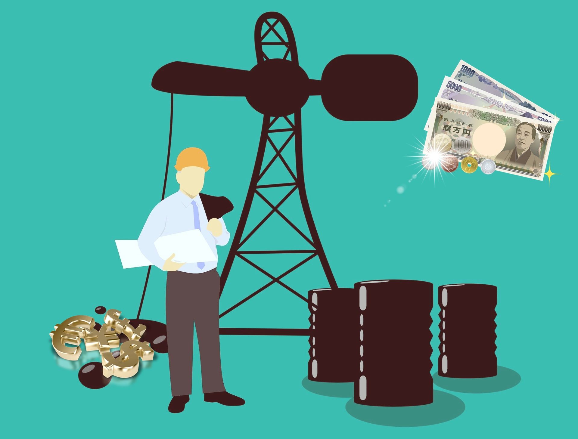 PETROL DÜŞTÜ, JAPON YENİ YÜKSELDİ