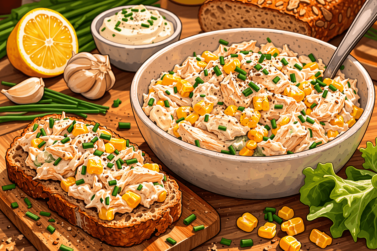 Creamy chicken salad