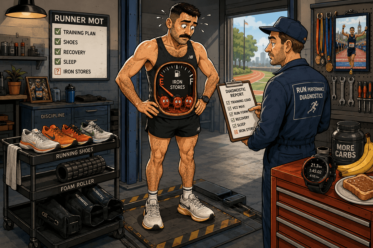 Is it iron deficiency or are you just bad at running?
