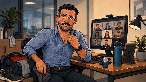 How to run on your lunch break without stinking up the office