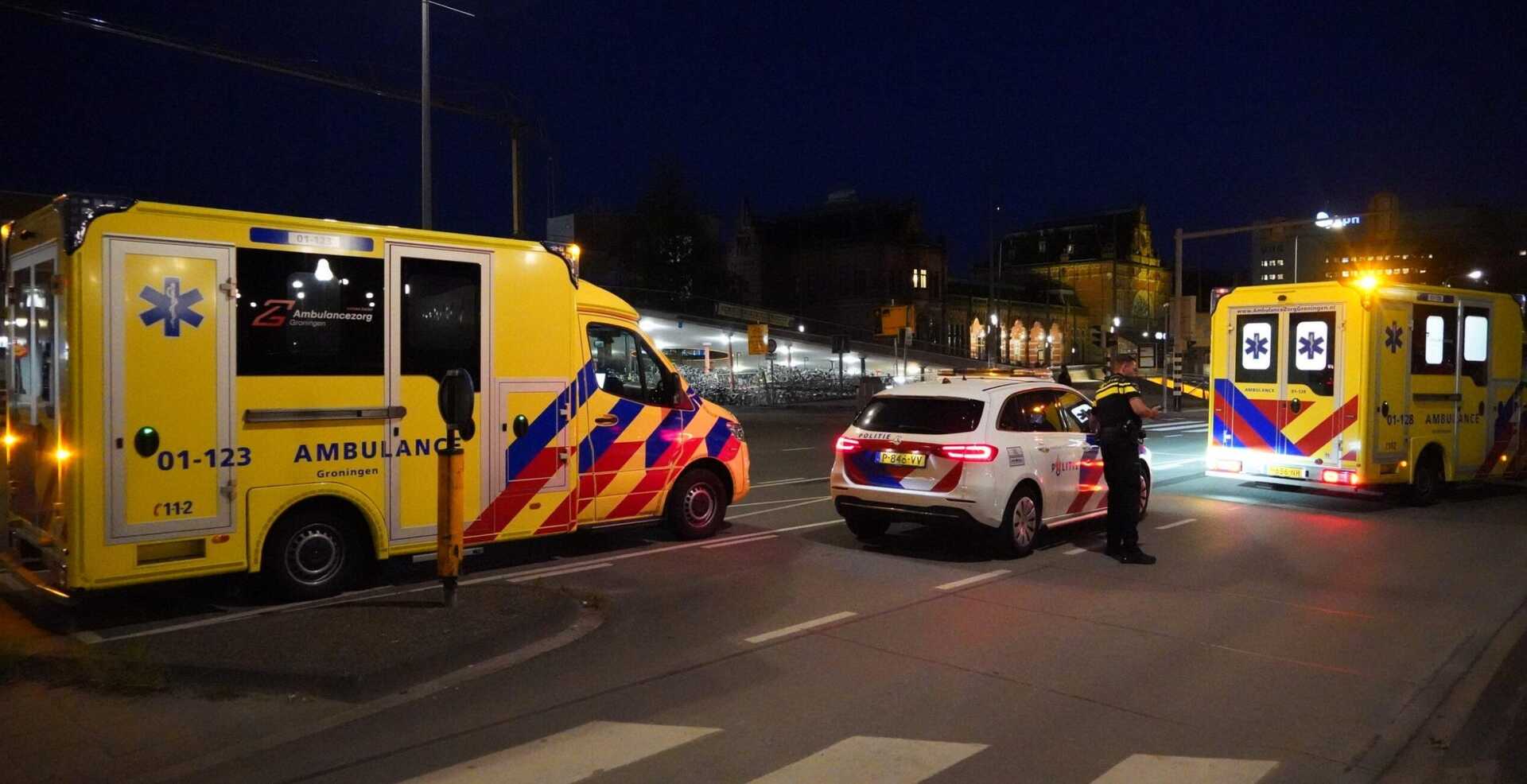 Two Injured in Possible Stabbing Near Stationsweg in Groningen