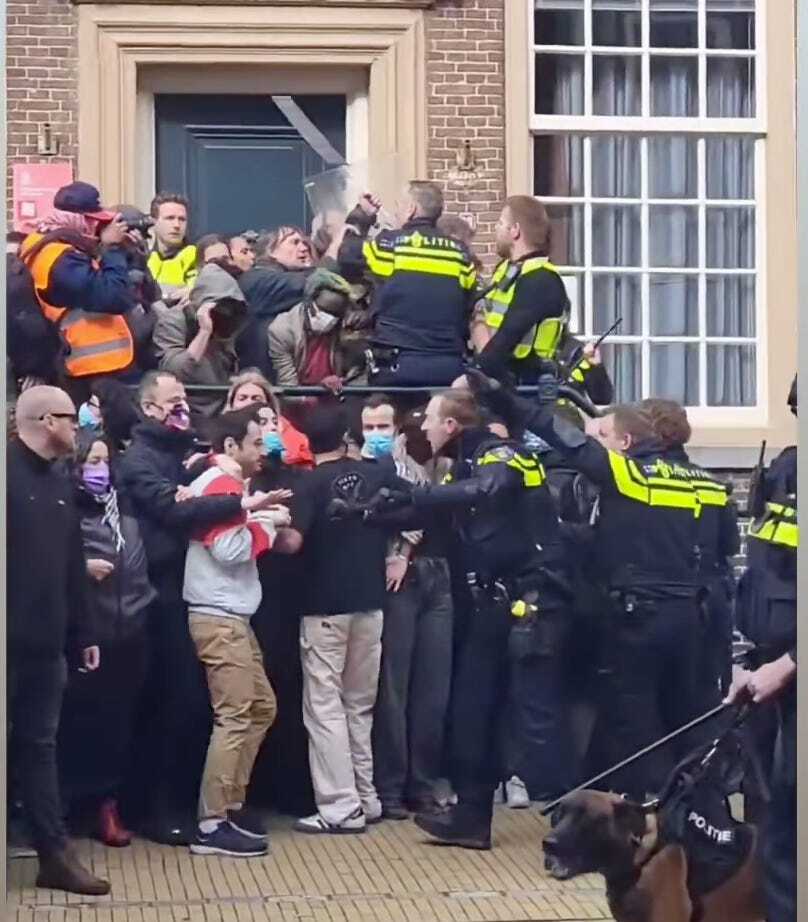 Pro-Palestine Protest in Groningen Leads to Eviction of Encampment