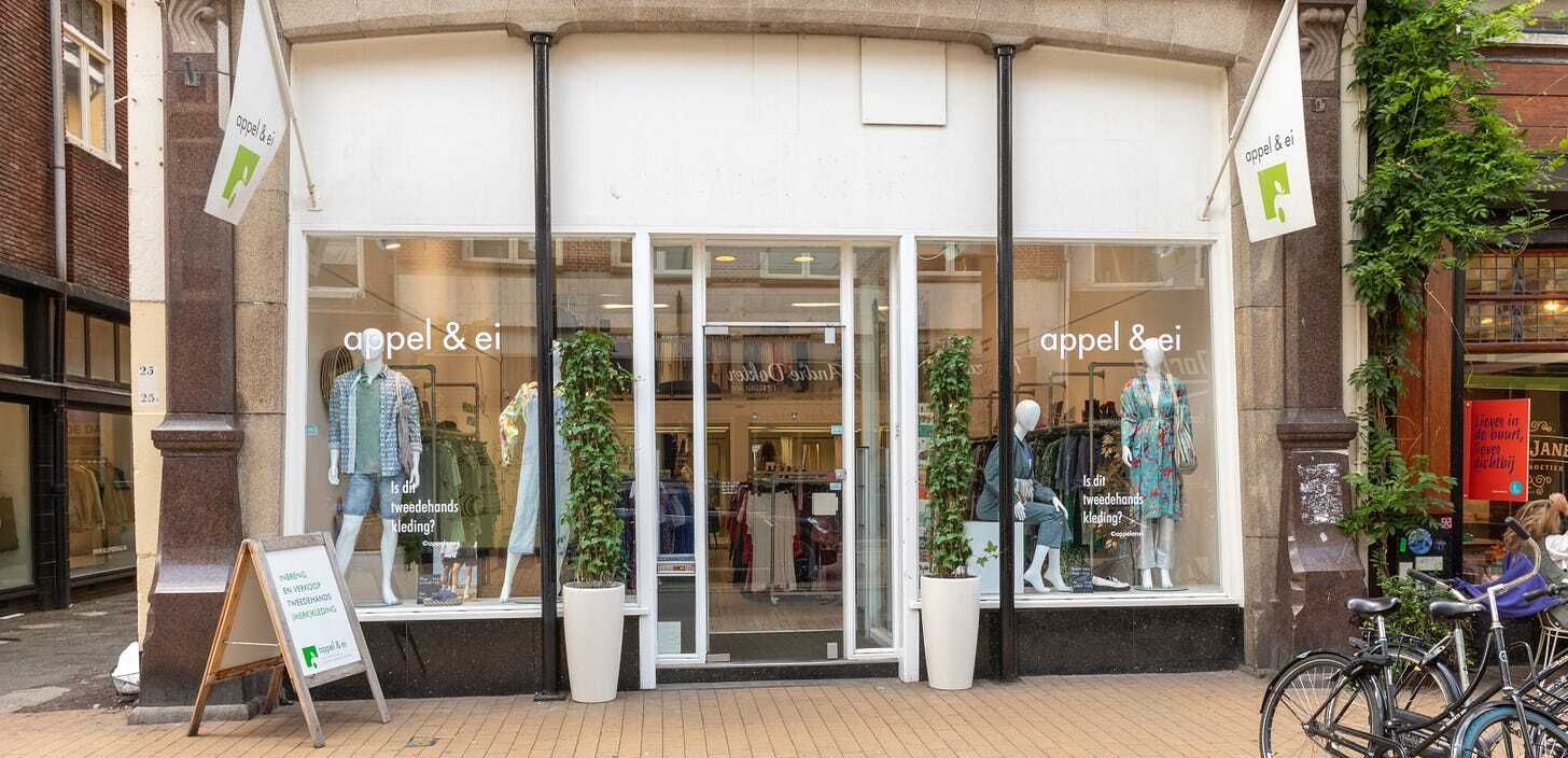 Appel en Ei second hand shop in Groningen