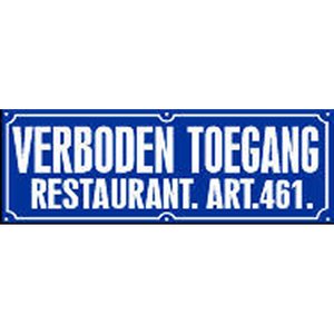 Verboden Toegang Restaurant Artikel 461