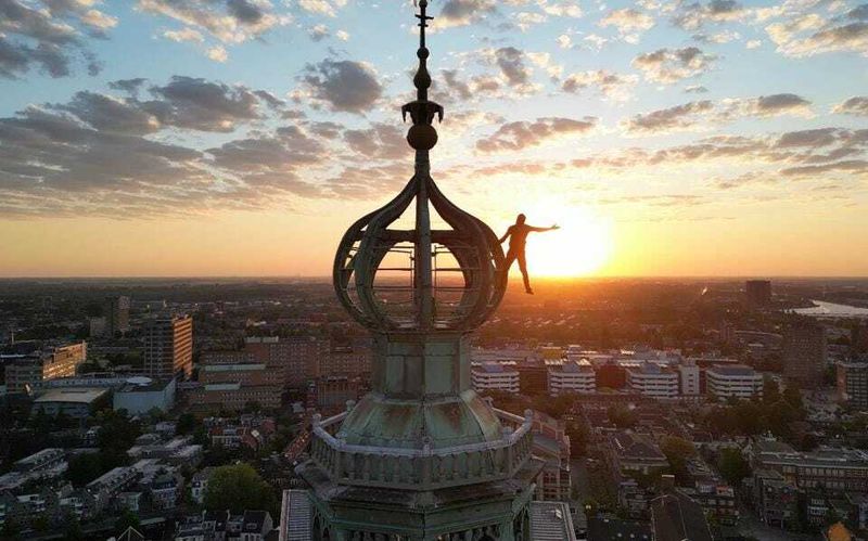 Instagram Reel Shocks Groningen as Daredevil Climbs the Martini Tower post image