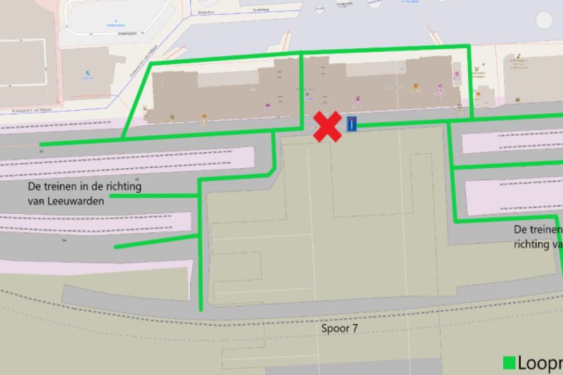 Groningen Central Station Renovations Bring Temporary Changes to Walking Routes post image