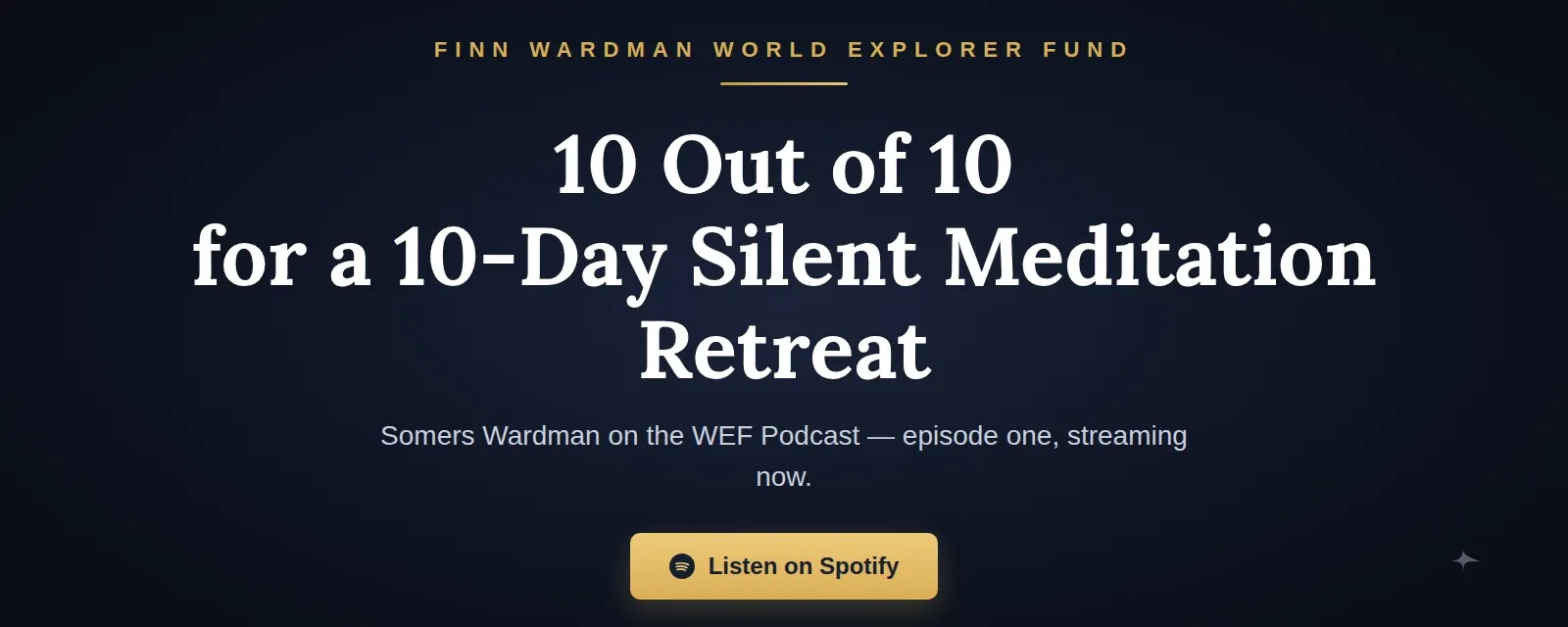 Hear what a 10-day retreat actually does to you — then come talk to us about going yourself.