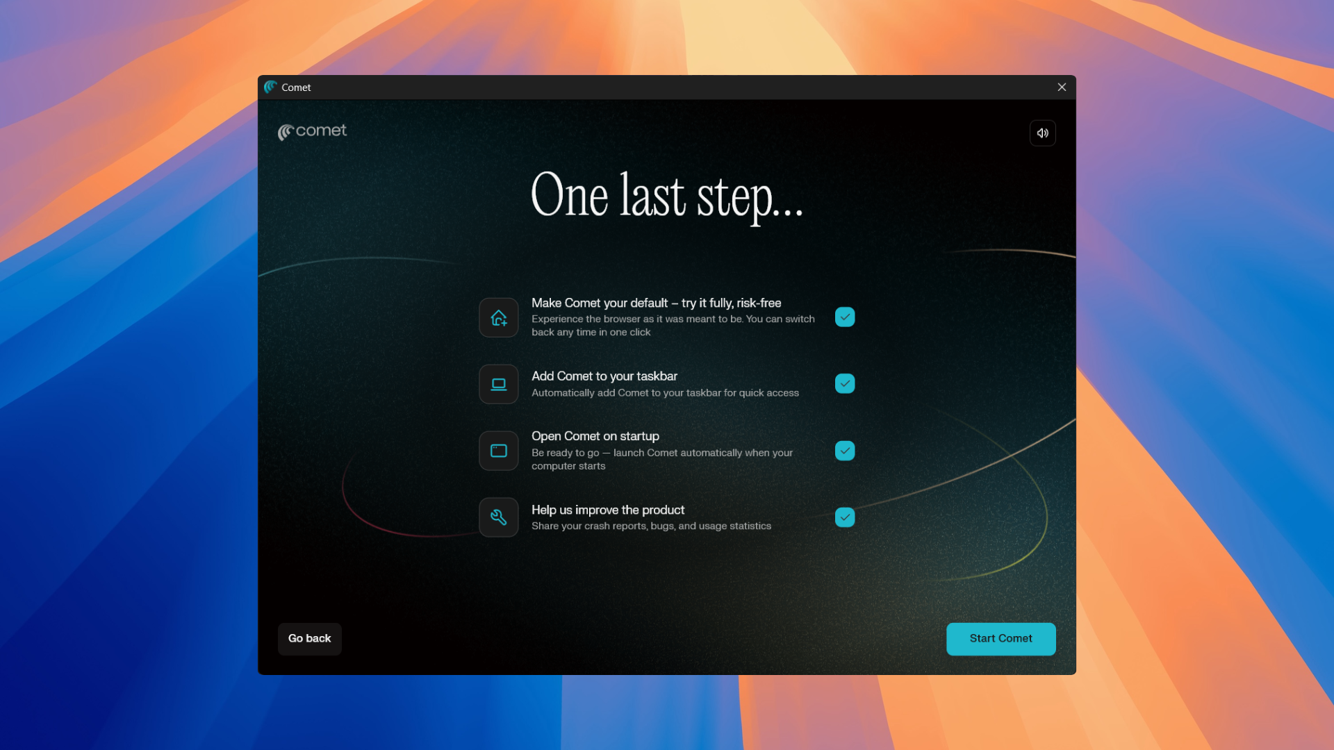 Perplexity Comet AI Browser last step