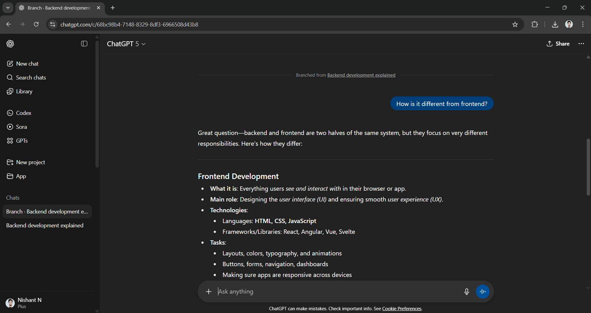 ChatGPT’s New Chat Branching