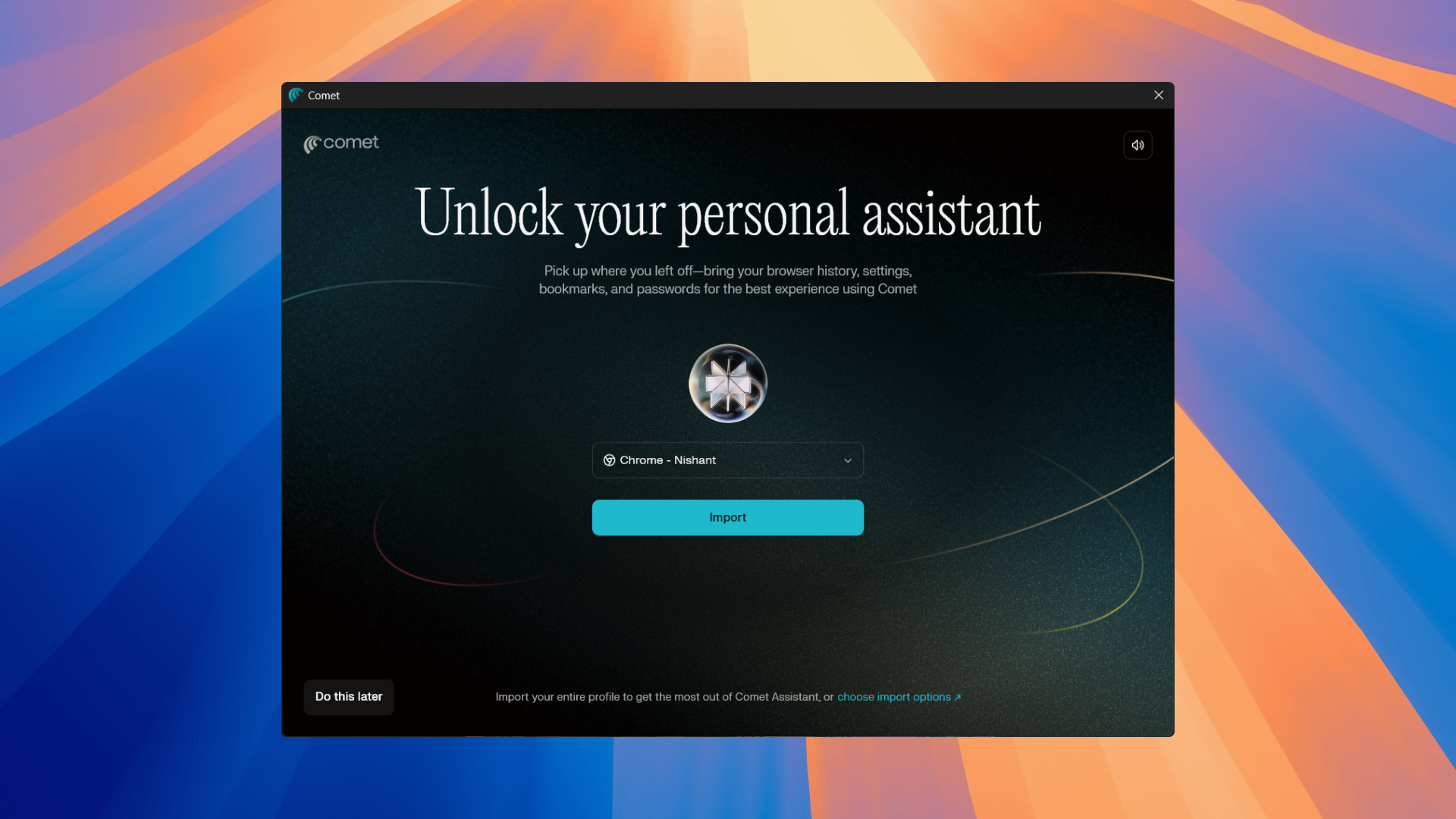 Launch Perplexity Comet AI Browser