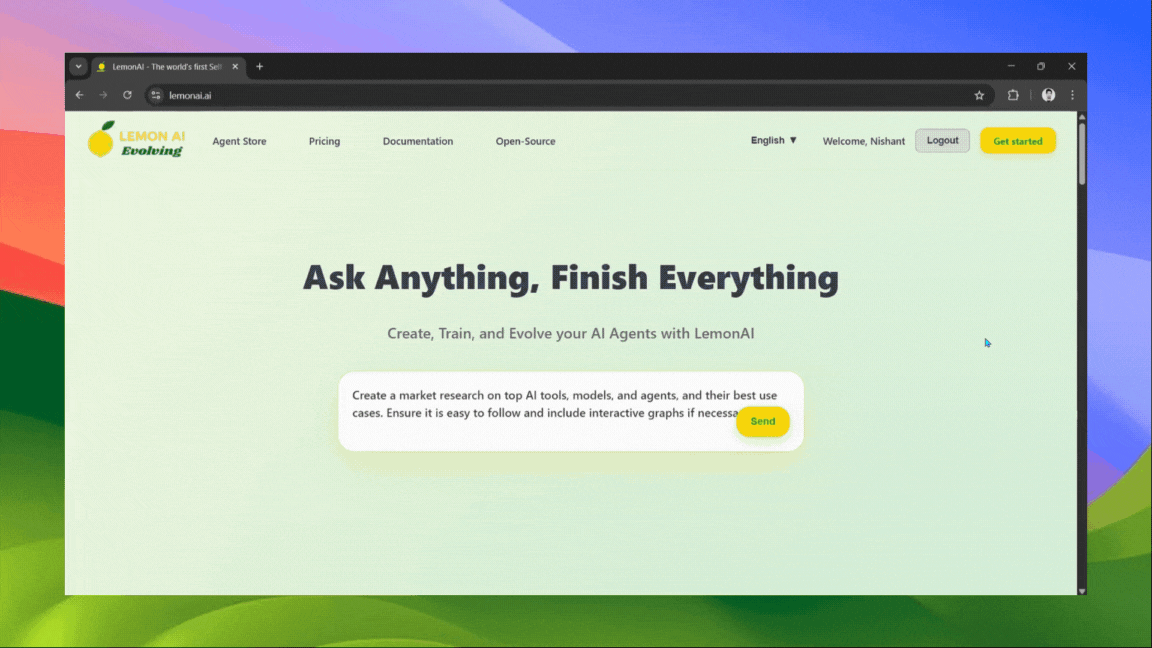 LemonAI: A Fully Open-Source Self-Evolving General AI Agent