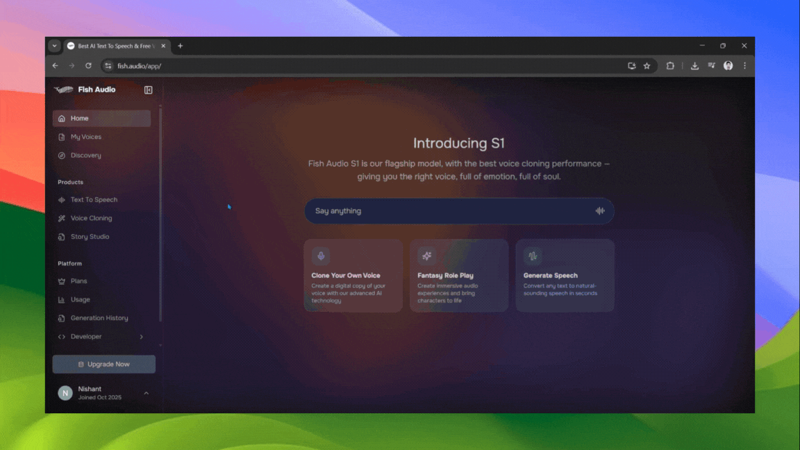 Meet Fish Audio S1: The Expressive TTS Model to Clone Your Voice (Step-by-Step)