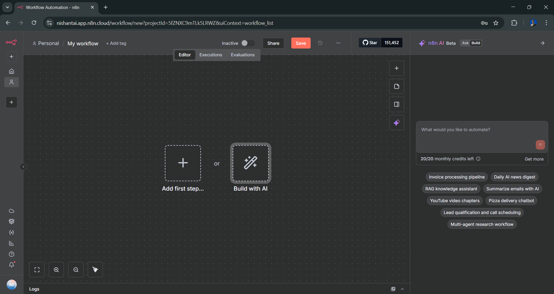 How to Build an Agentic AI Workflow in n8n Using a Single Prompt
