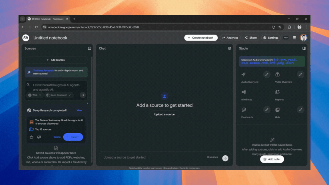 NotebookLM Adds Deep Research Agent: How to Use It for Faster, Source-Grounded Research