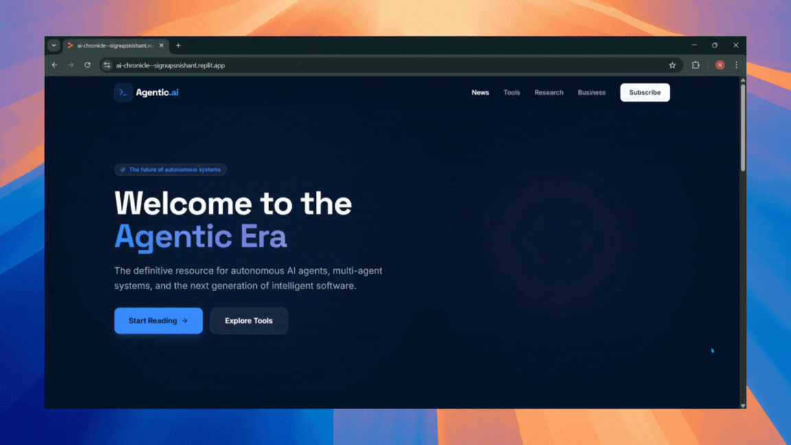 One prompt and vibe coding tools (Replit)