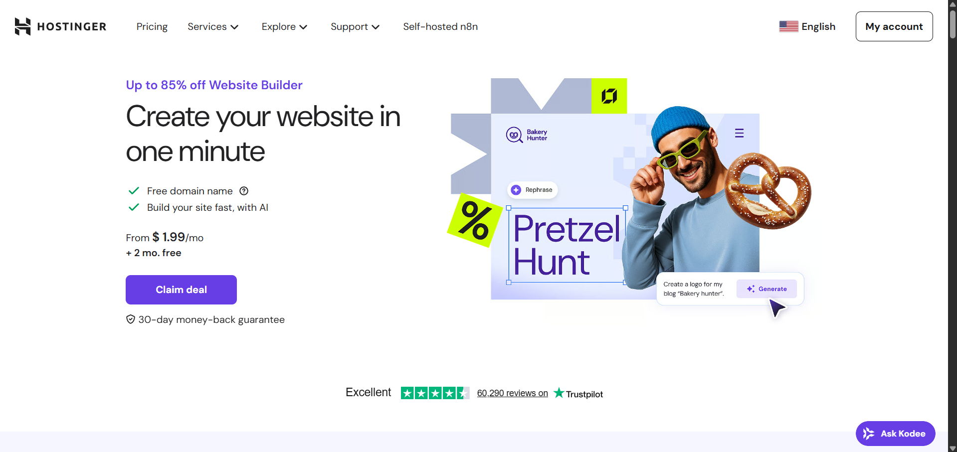 Hostinger AI (AI Tools Club)