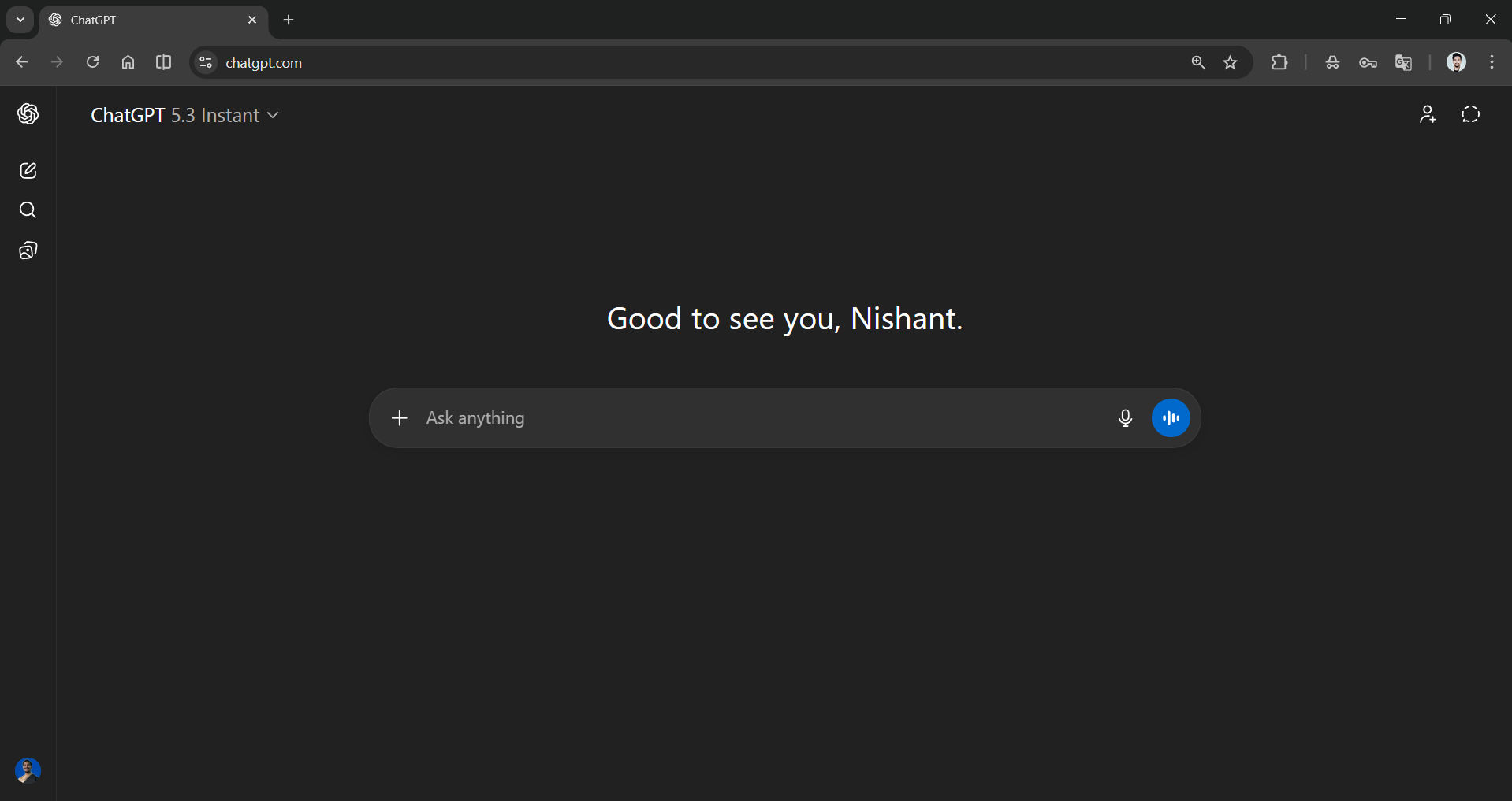 GPT-5.3 Instant in ChatGPT