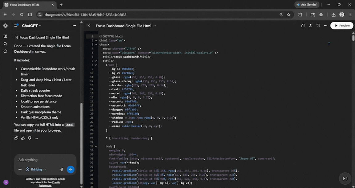 Vibe coding a productivity tool: GPT-5.5 prompt