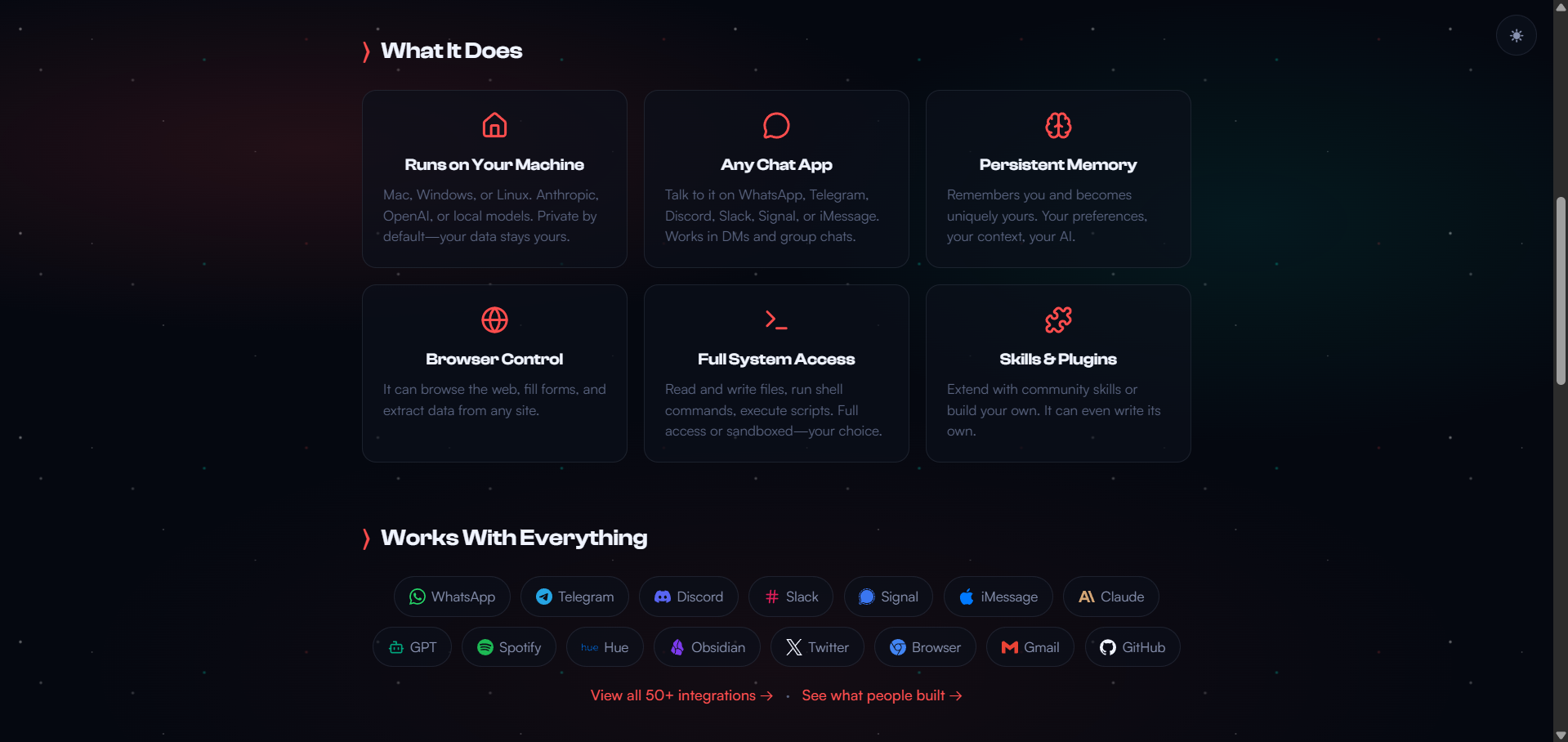 OpenClaw features and capabilities